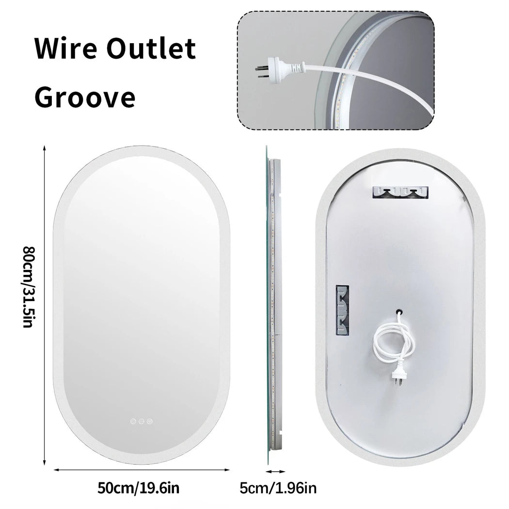 Oval Smart Mirrors 32 x 20 in