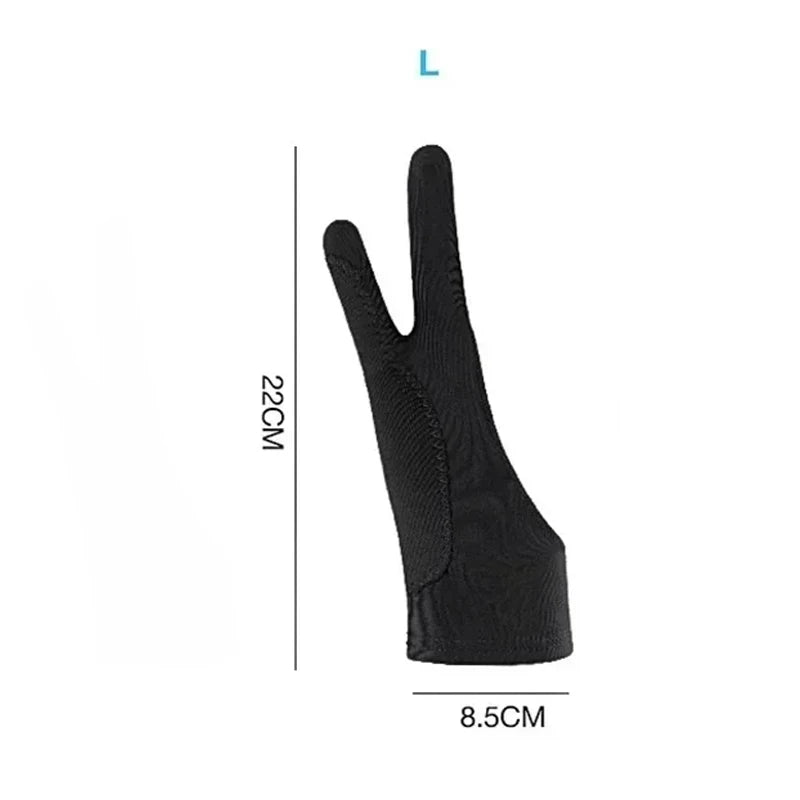S/M/L Two-Finger Drawing Gloves