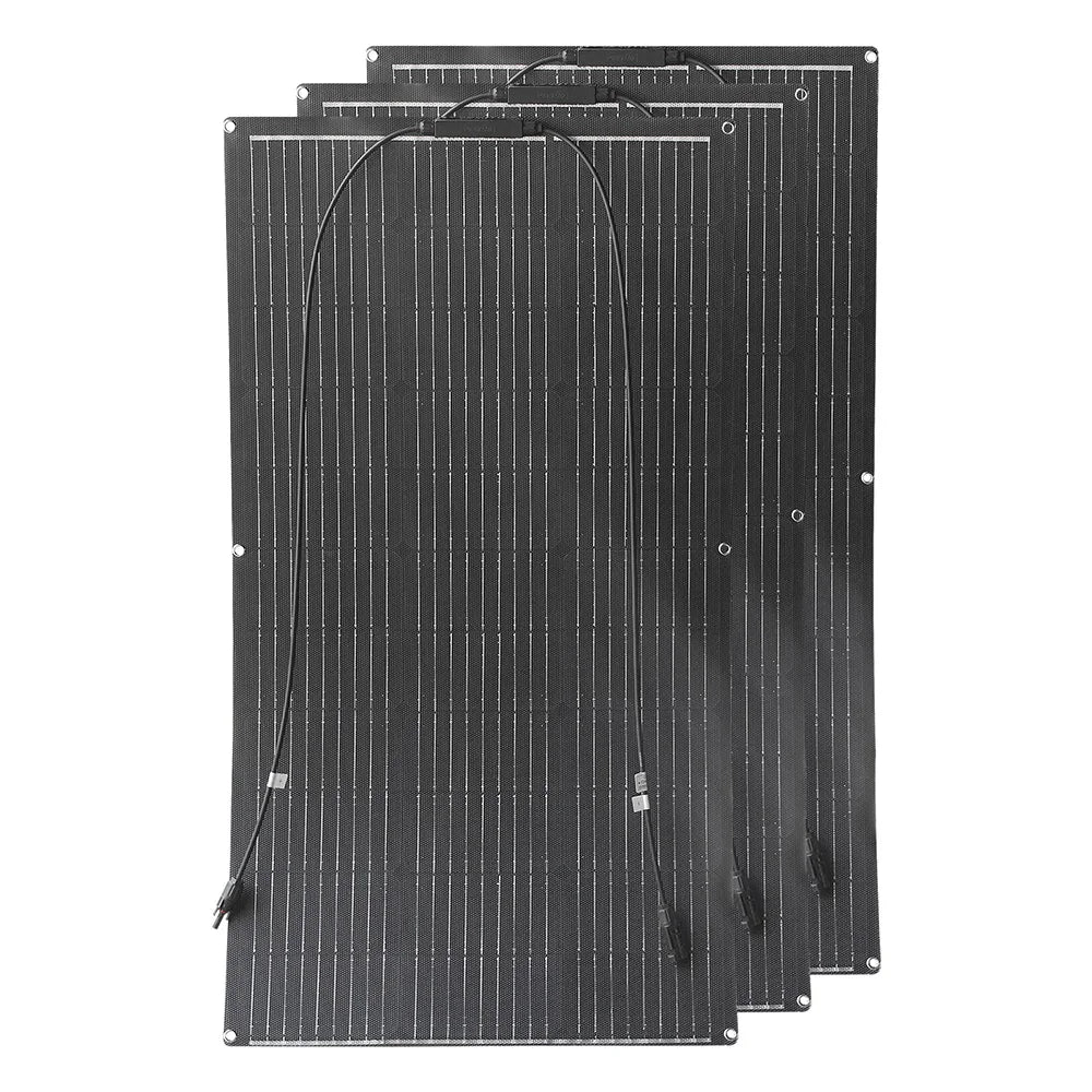 solar panel kit and 300w 200w 100w flexible solar panels 12v 24v high efficiency battery charger module