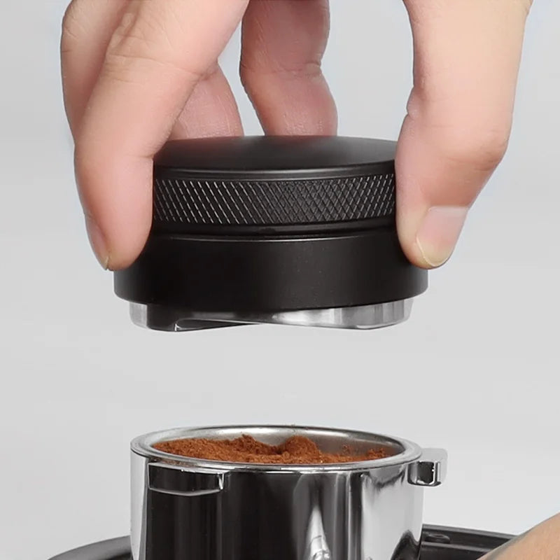 Coffee Espresso Distribution Tool/Leveler 3 Angled Slopes Adjustable Palm Tamper Fits 51/53/58mm Portafilter