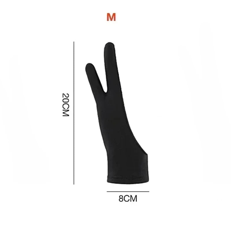 S/M/L Two-Finger Drawing Gloves