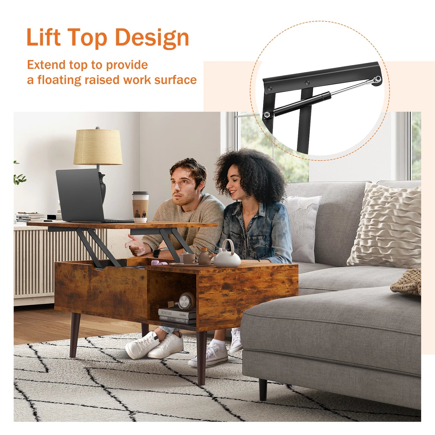 JHK Coffee Tables 39.37"x19.7"