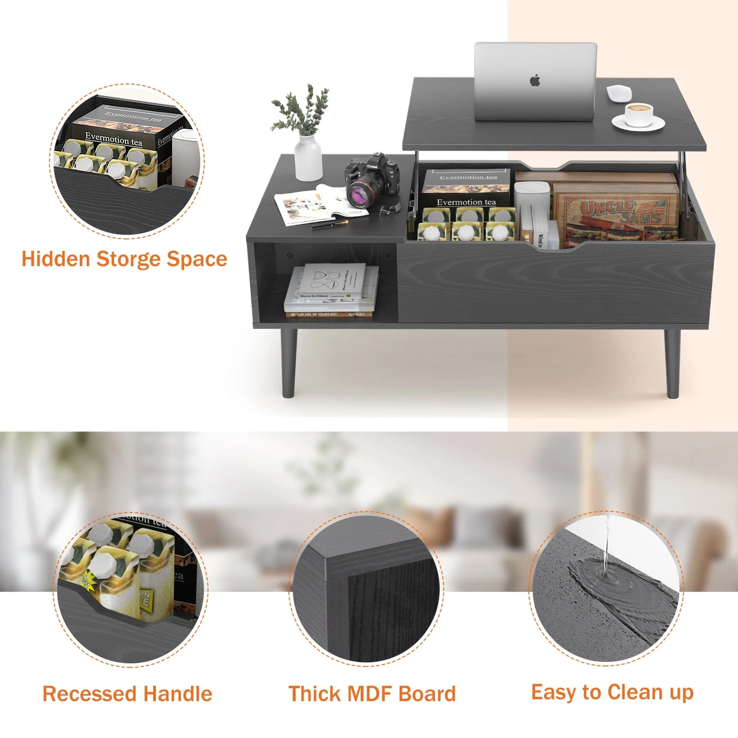 JHK Coffee Tables 39.37"x19.7"
