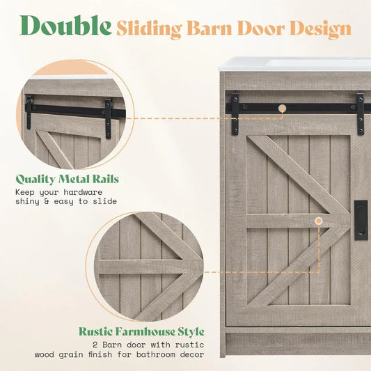 61"Double Vanity with Sink