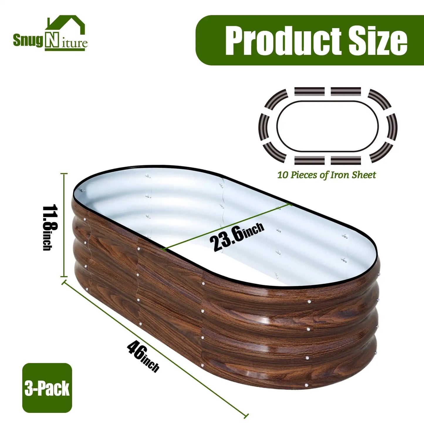 Galvanized Raised Bed