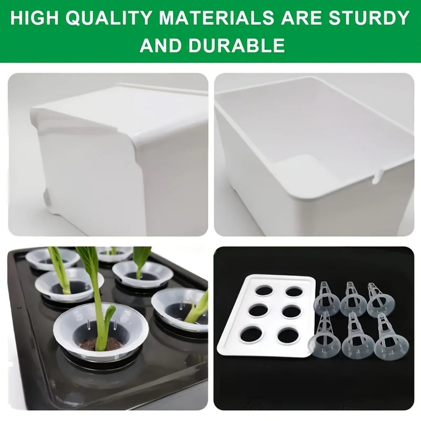 Gardening Nursery Pots Indoor Hydroponics Grower Kit Universal Hydroponic System Planting Container Gifts