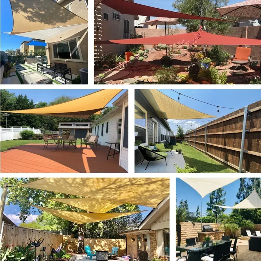 6x4m 5x4m 3x2m Sun Shelter Sunshade Protection Awning