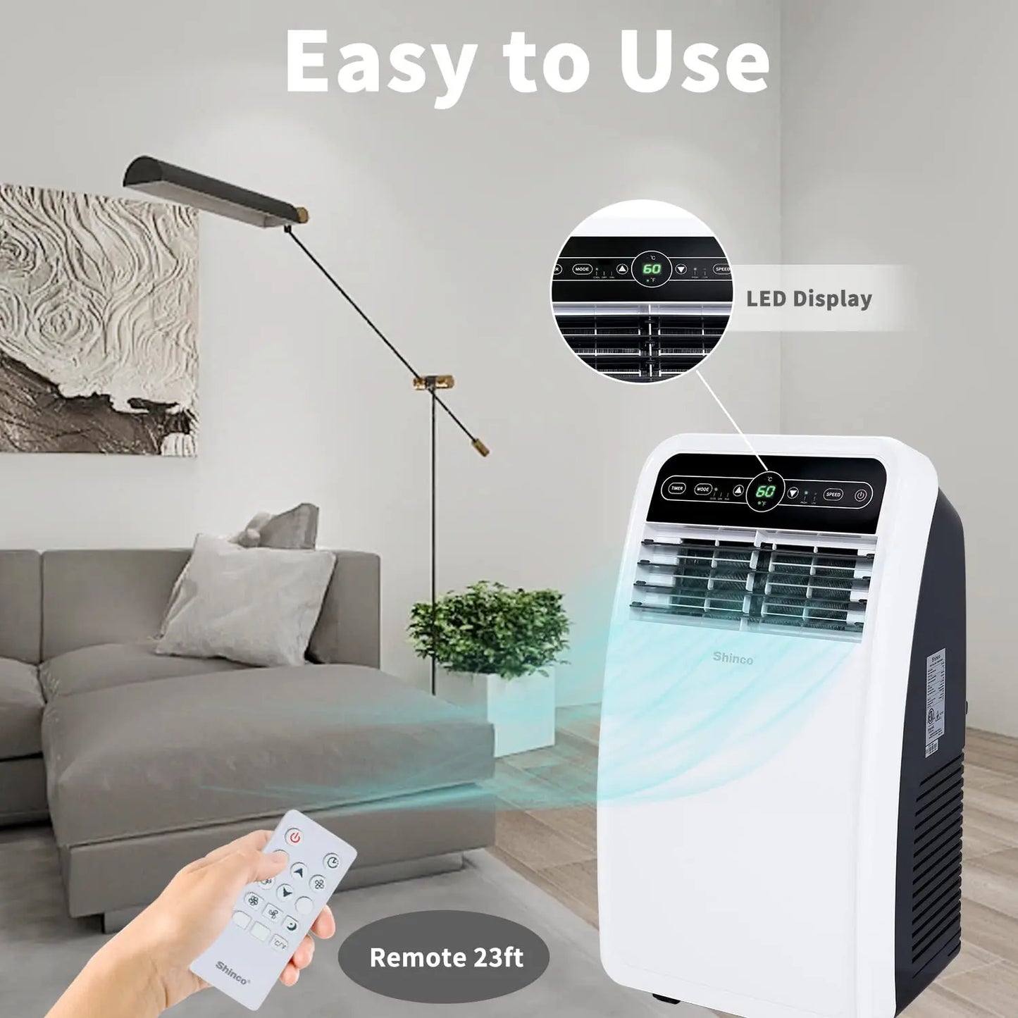 Shinco 8,000 BTU Portable Air Conditioner