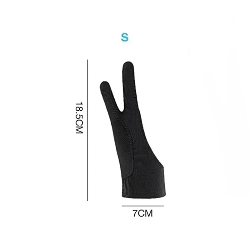 S/M/L Two-Finger Drawing Gloves