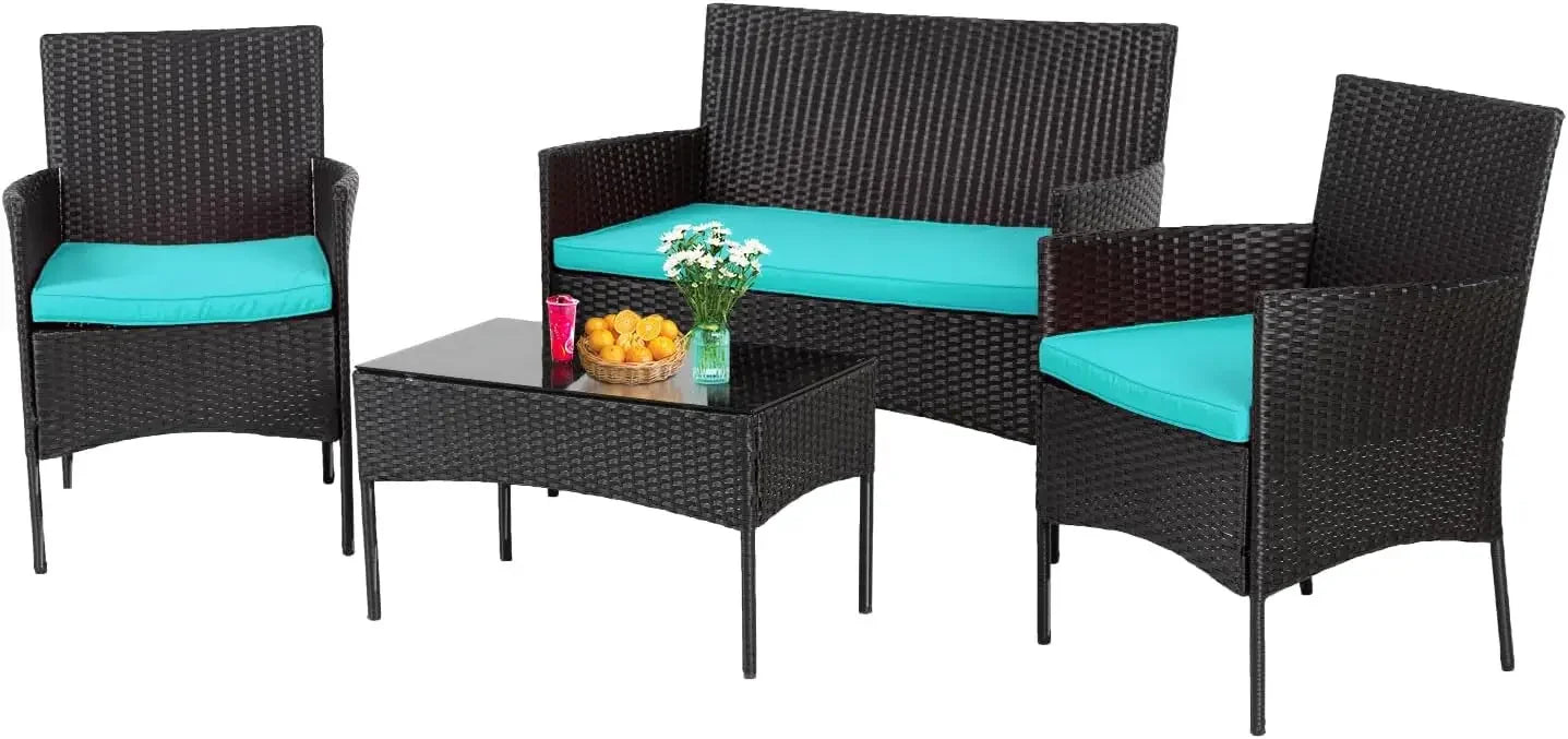 4 Pieces Patio Furniture Set