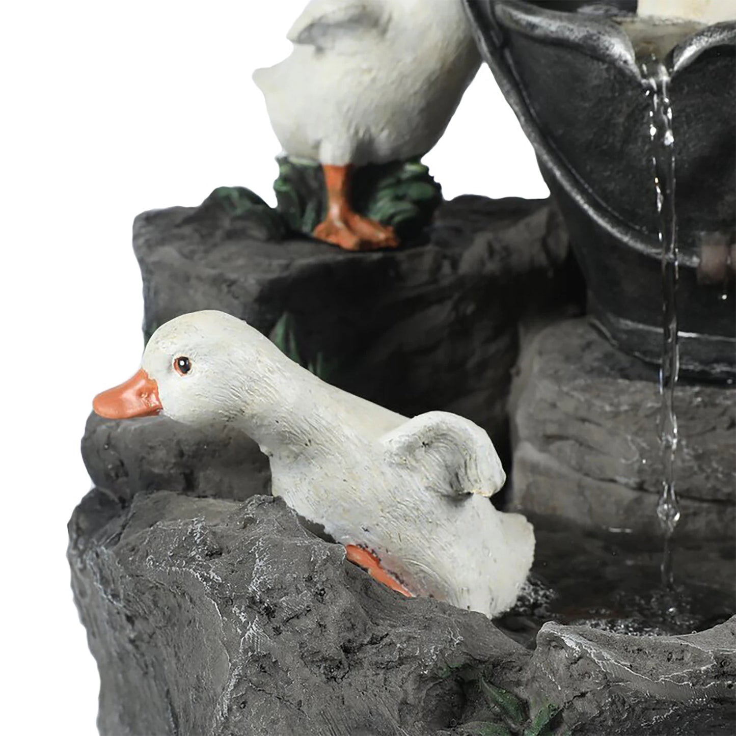 Duck /Squirrel Fountain Ornament with Light Water