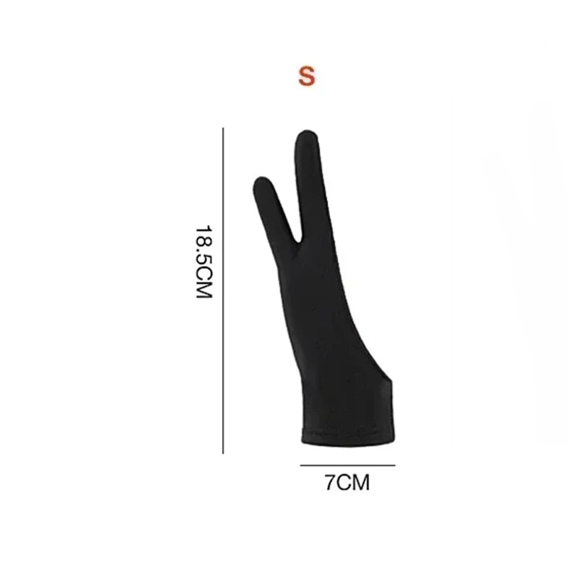 S/M/L Two-Finger Drawing Gloves
