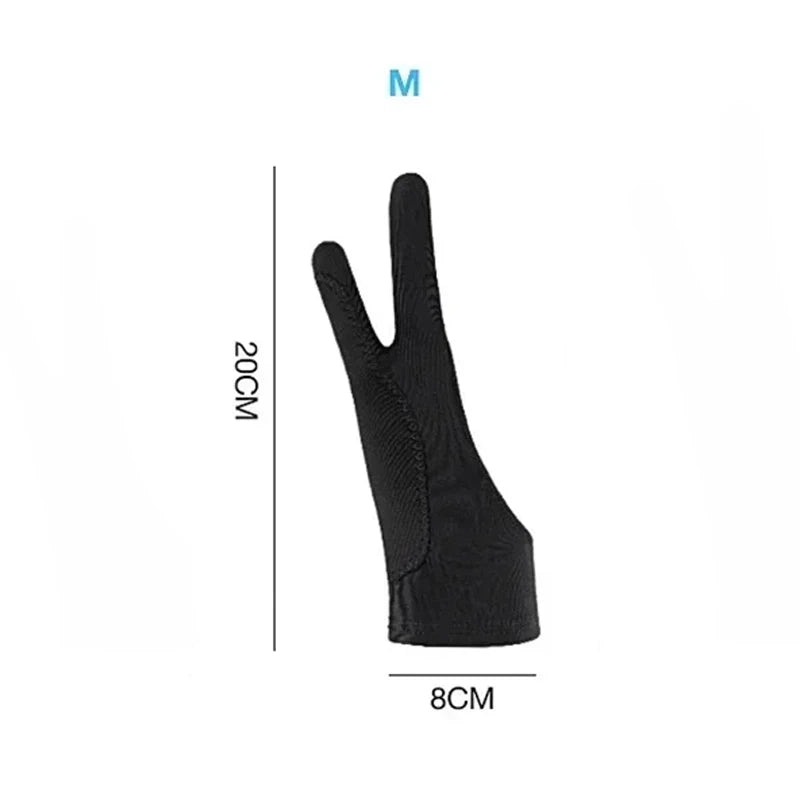 S/M/L Two-Finger Drawing Gloves