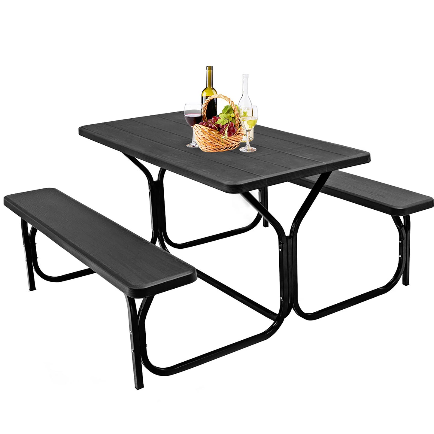 Outdoor Picnic Table Bench Set