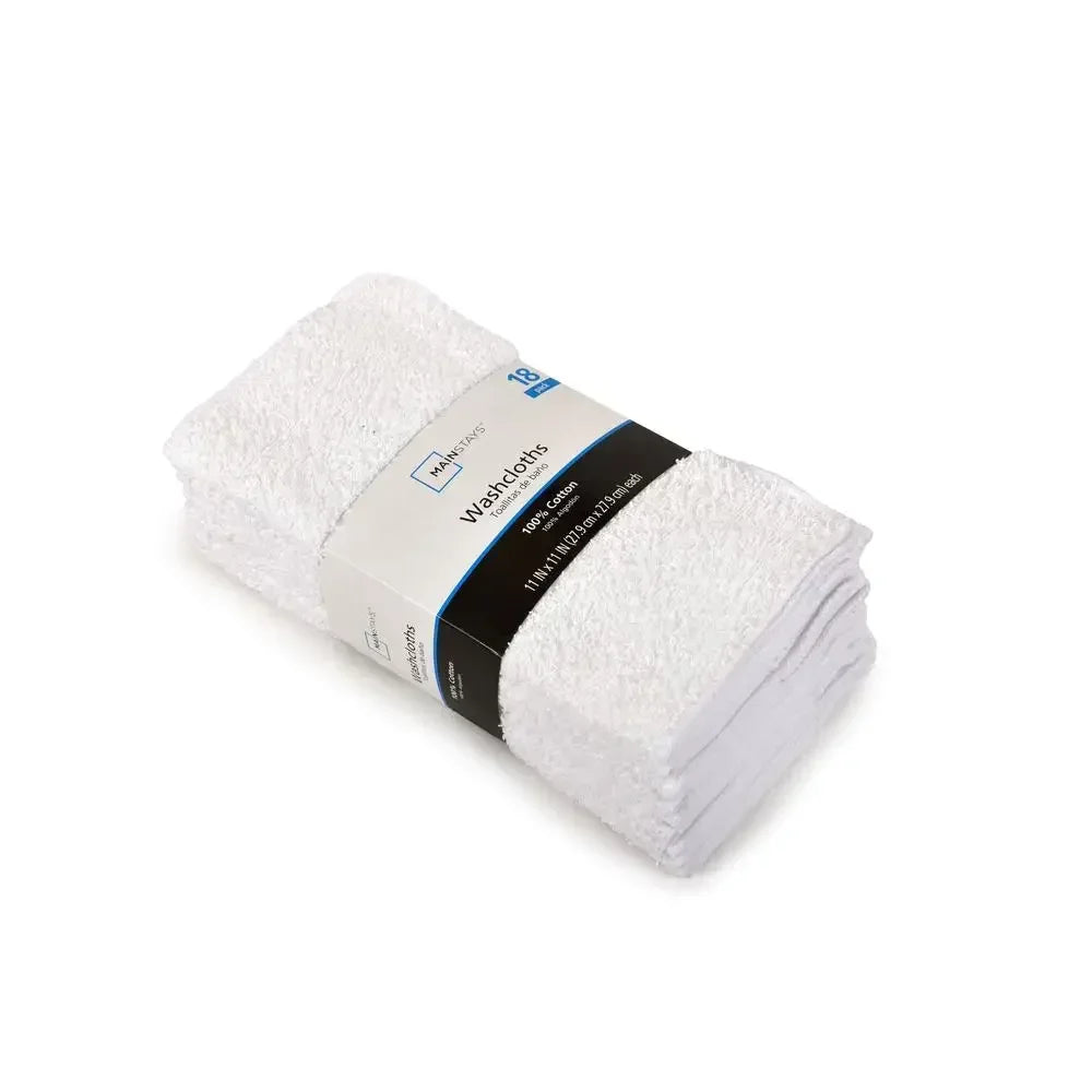 18-Pack Cotton Washcloth