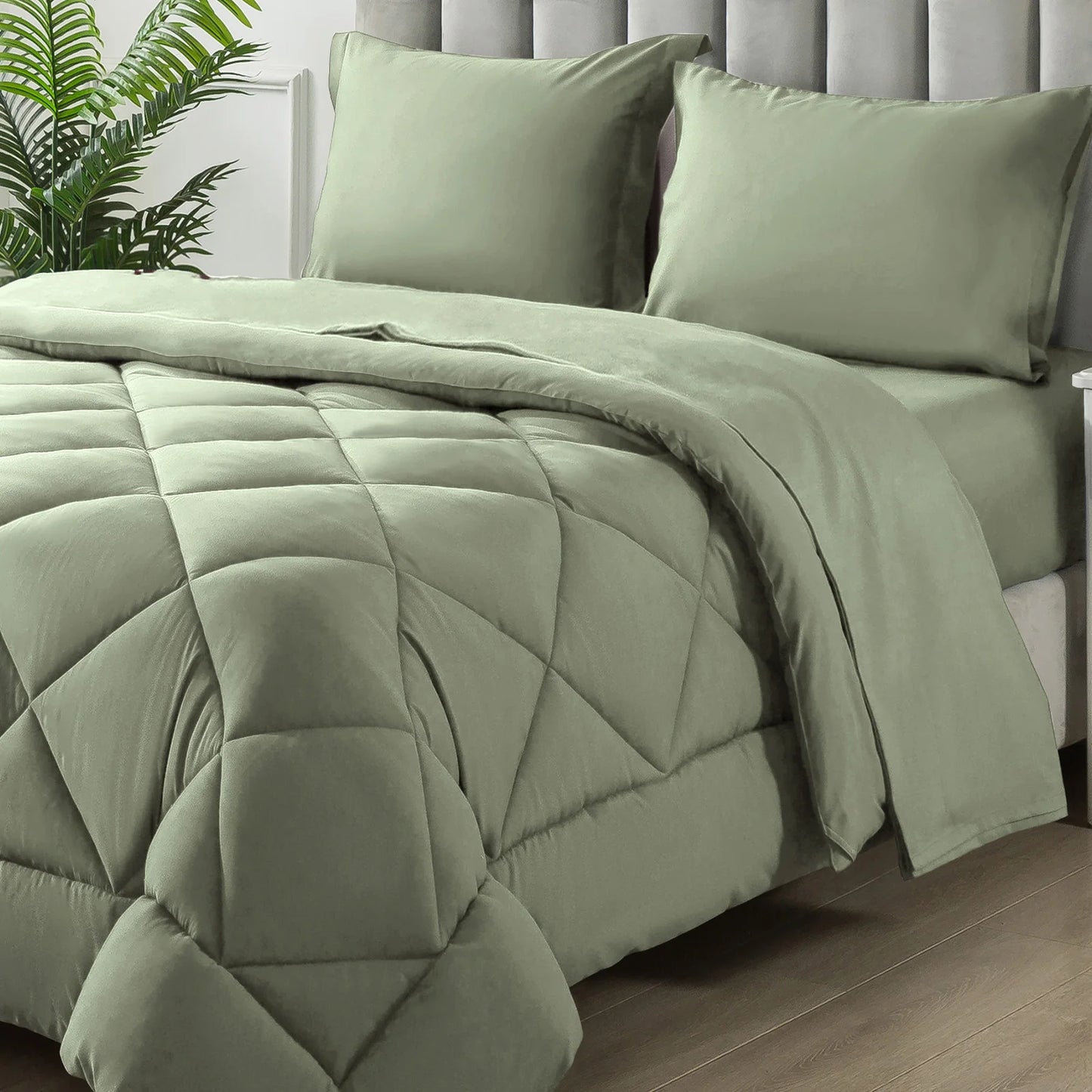 5-7 Pieces Bed in a Bag, Bedding Set