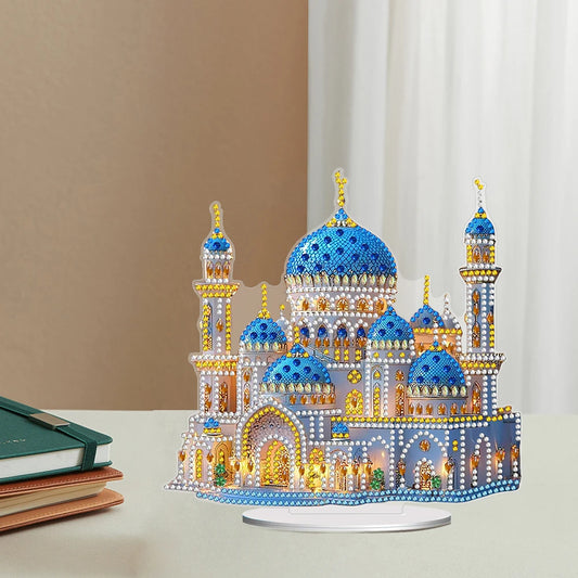 Acrylic Special Shaped Butterfly Flower 5D DIY Diamond Art Tabletop Decorations Diamond Painting Desktop Decorations for Bedroom