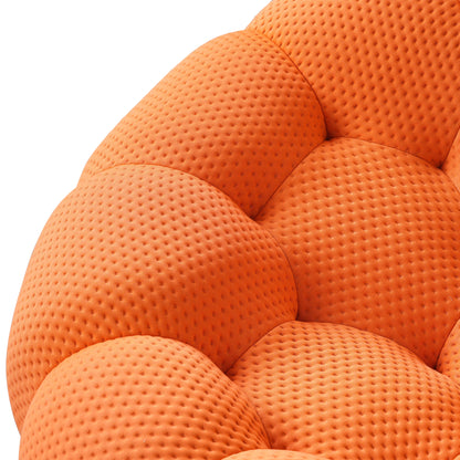 Honeycomb Shape Curved Loveseat Couch