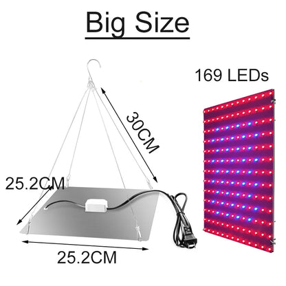 LED Plant Grow Light 1000W/2000W Full Spectrum Hydroponic Growing Lamp Plants Phyto Veg Flower Indoor Ultrathin Panel Phytolamp