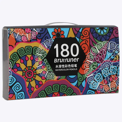 Brutfuner 48/72/120/150/160/180Colors Pencils Professional Oil Wood Soft Watercolor Pencil For School Draw Sketch Art Supplies