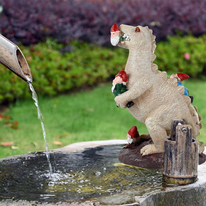 1PCS Dinosaur Gnomes Garden Statues
