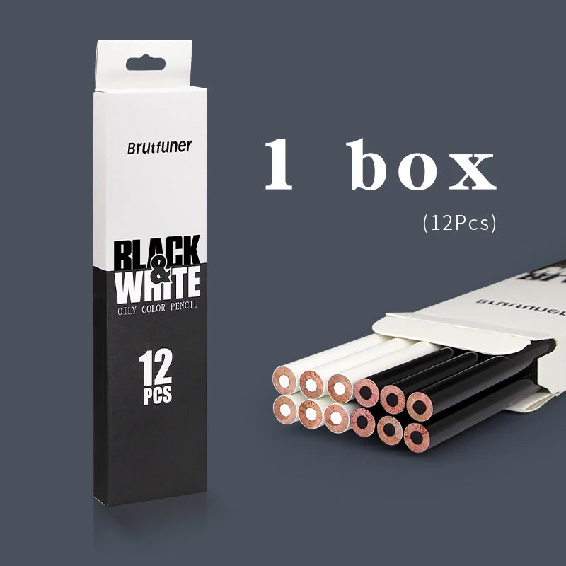 Brutfuner 48/72/120/150/160/180Colors Pencils Professional Oil Wood Soft Watercolor Pencil For School Draw Sketch Art Supplies
