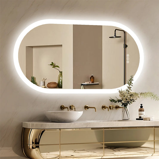 Oval Smart Mirrors 32 x 20 in