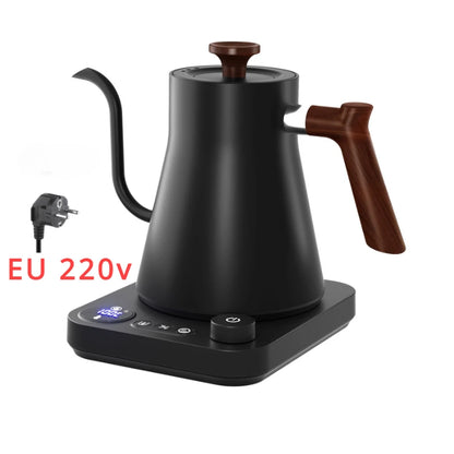 1200W Intelligent Constant Temperature Electric Kettle Hand Brewed Coffee Pot Gooseneck Pot Used for Brewing Milk Powder