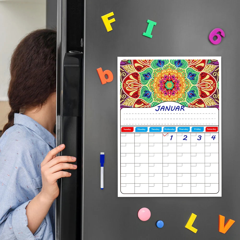 Diamond Art Magnet Whiteboard