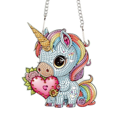 Valentines Day Love Puppy DIY Diamond Art Pendant Kit