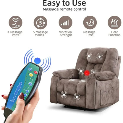 Recliner Chair and 3 Seat Couch Set