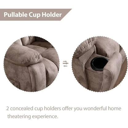 Recliner Chair and 3 Seat Couch Set