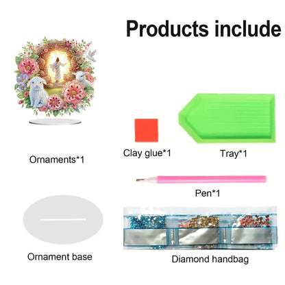 5D DIY Diamond Art Tabletop Decorations