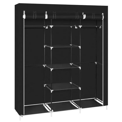 Clothes Closet Double Rod Wardrobe