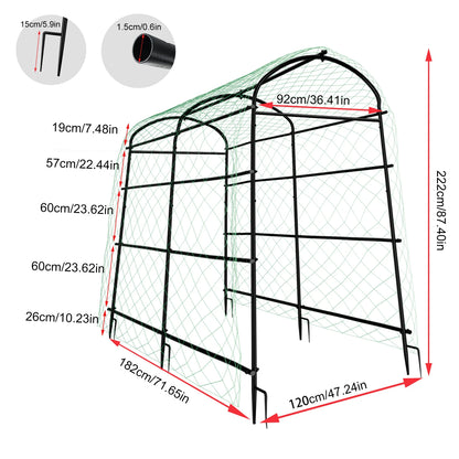 160/220CM Tall Garden Arch Trellis 1PCS