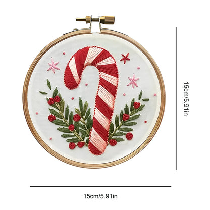 Wreath Printed Pattern Cross Stitch Set