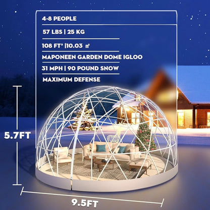 12FT Waterproof Garden Bubble Dome Tent House