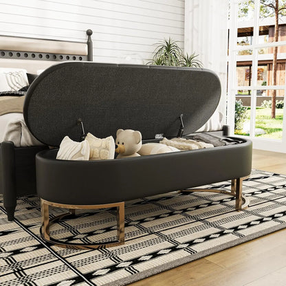 50" End of Bed Ottoman Bedroom Bench