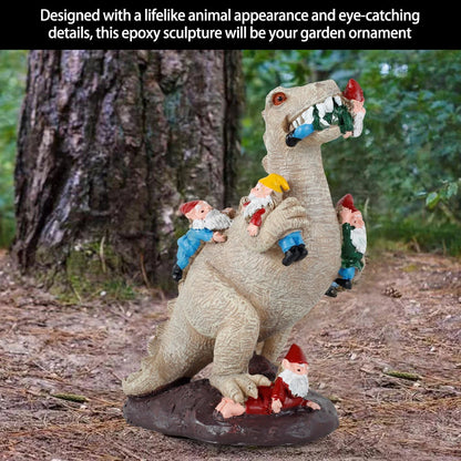 1PCS Dinosaur Gnomes Garden Statues