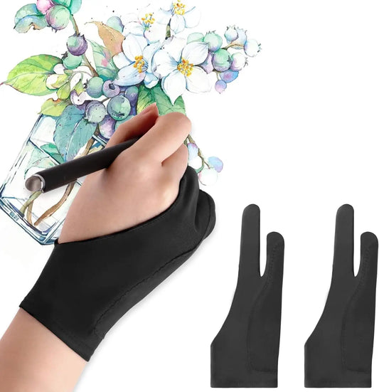 S/M/L Two-Finger Drawing Gloves