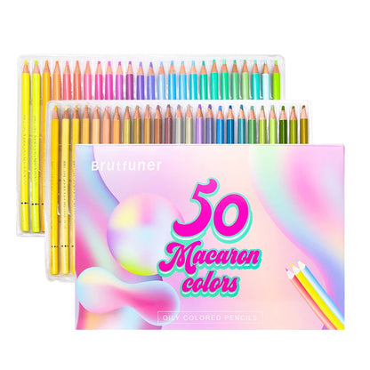 Brutfuner 48/72/120/150/160/180Colors Pencils Professional Oil Wood Soft Watercolor Pencil For School Draw Sketch Art Supplies