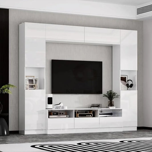 Entertainment Center with Bookshelves