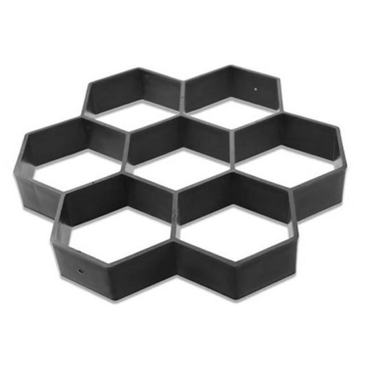 7 Grid Path Stone Mould Paving Concrete Steppingstone Molds