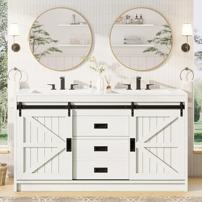 61"Double Vanity with Sink