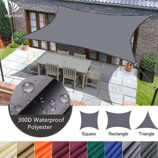 6x4m 5x4m 3x2m Sun Shelter Sunshade Protection Awning