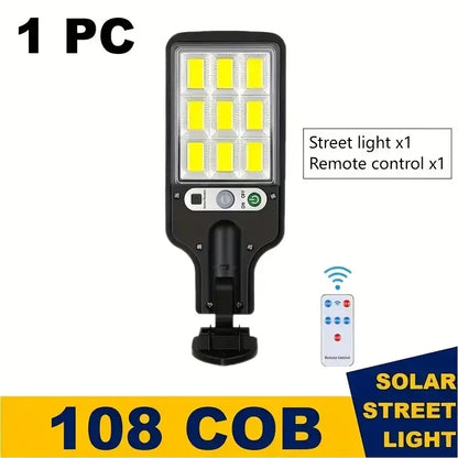 100000LM Ultra Powerful Solar Lamp With Remote Control Outdoor Solar Induction Street Yard Light IP65 Waterproof Garden Lights