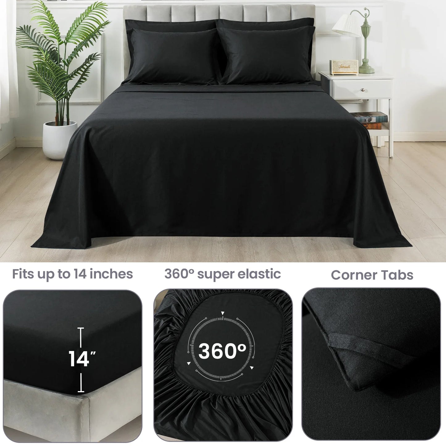 5-7 Pieces Bed in a Bag, Bedding Set