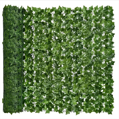 1M/3M Artificial Green Leaf Fence Panels Faux Privacy Fence Screen For Home Outdoor Garden Balcony Decoration