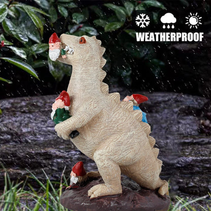1PCS Dinosaur Gnomes Garden Statues
