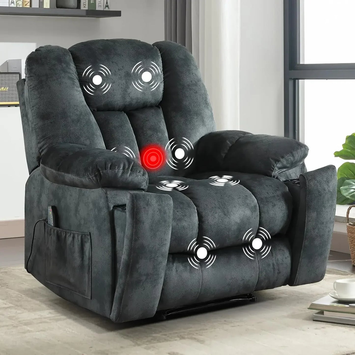 Recliner Chair and 3 Seat Couch Set